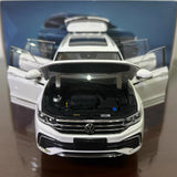[OEM] 1:18 Volkswagen 2022 Tiguan L White Model Car Die-Cast