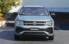[OEM] 1:18 Volkswagen 2023 Atlas Teramont blu modellino di auto Die-Cast
