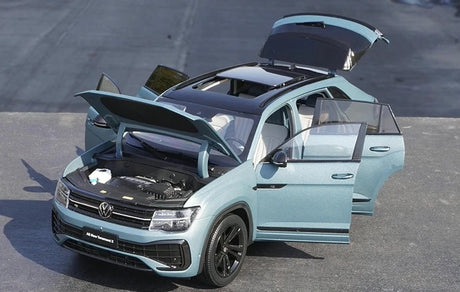 [OEM] 1:18 Volkswagen 2023 Atlas Teramont Blue Model Car Die-Cast
