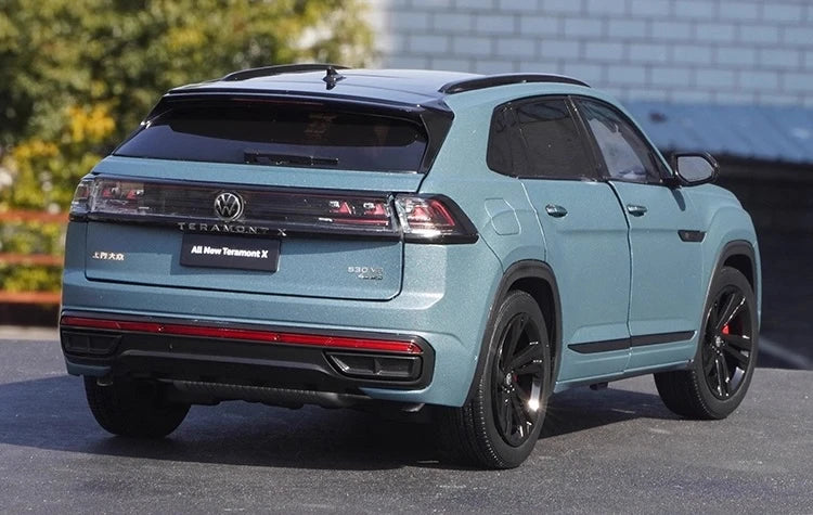 [OEM] 1:18 Volkswagen 2023 Atlas Teramont Blue Model Car Die-Cast