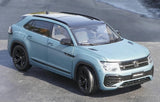 [OEM] 1:18 Volkswagen 2023 Atlas Teramont Blue Model Car Die-Cast