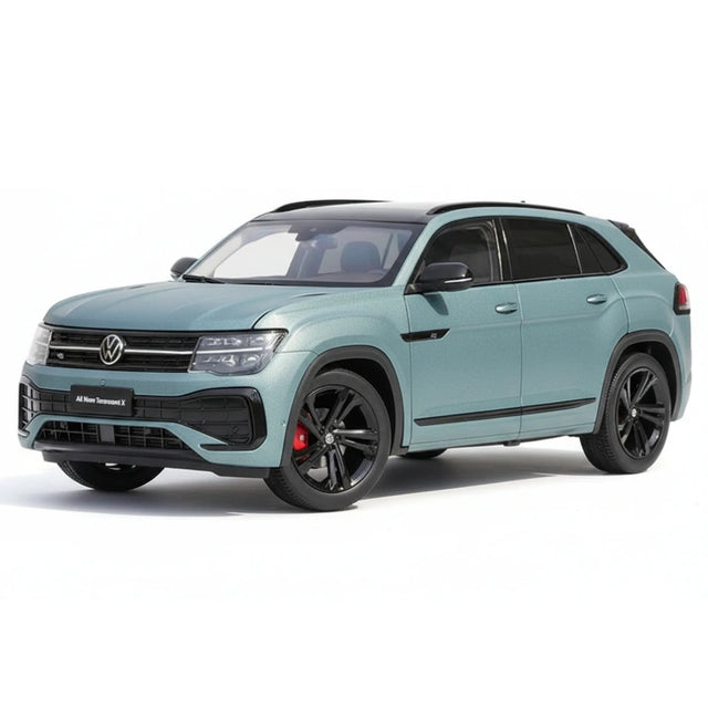 [OEM] 1:18 Volkswagen 2023 Atlas Teramont Blue Model Car Die-Cast