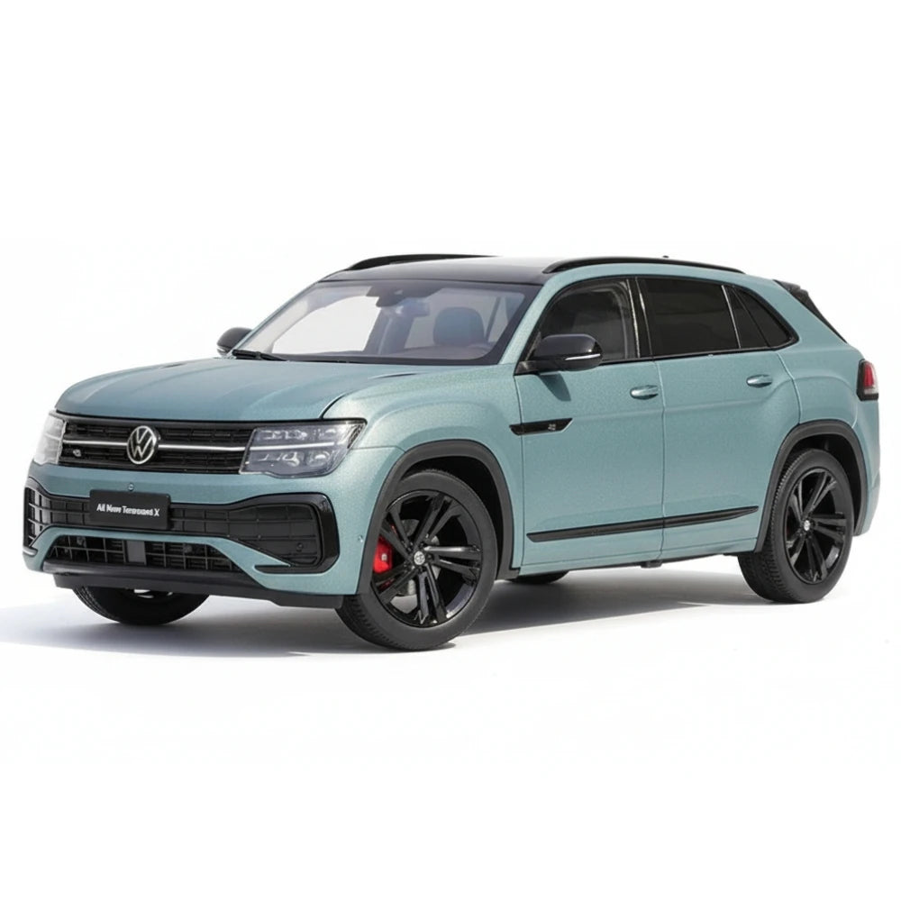 [OEM] 1:18 Volkswagen 2023 Atlas Teramont blu modellino di auto Die-Cast