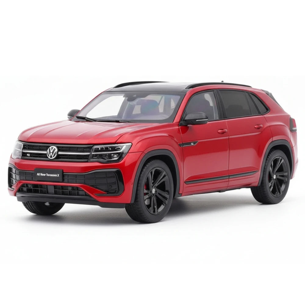 [OEM] 1:18 Volkswagen 2023 Atlas Teramont Red Model Car Die-Cast