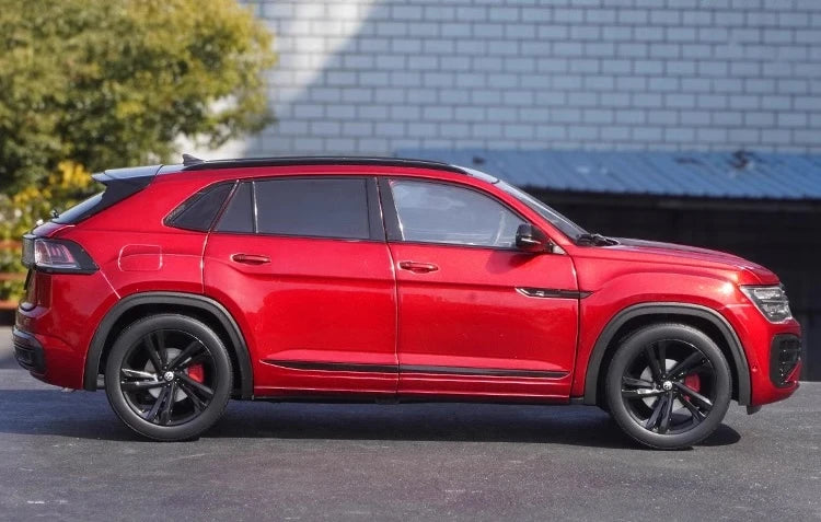 [OEM] 1:18 Volkswagen 2023 Atlas Teramont レッド モデルカー Die-Cast