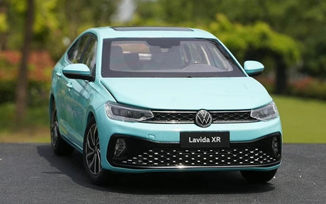 [OEM] 1:18 Volkswagen 2023 Lavida XR Cyan Model Car Die-Cast
