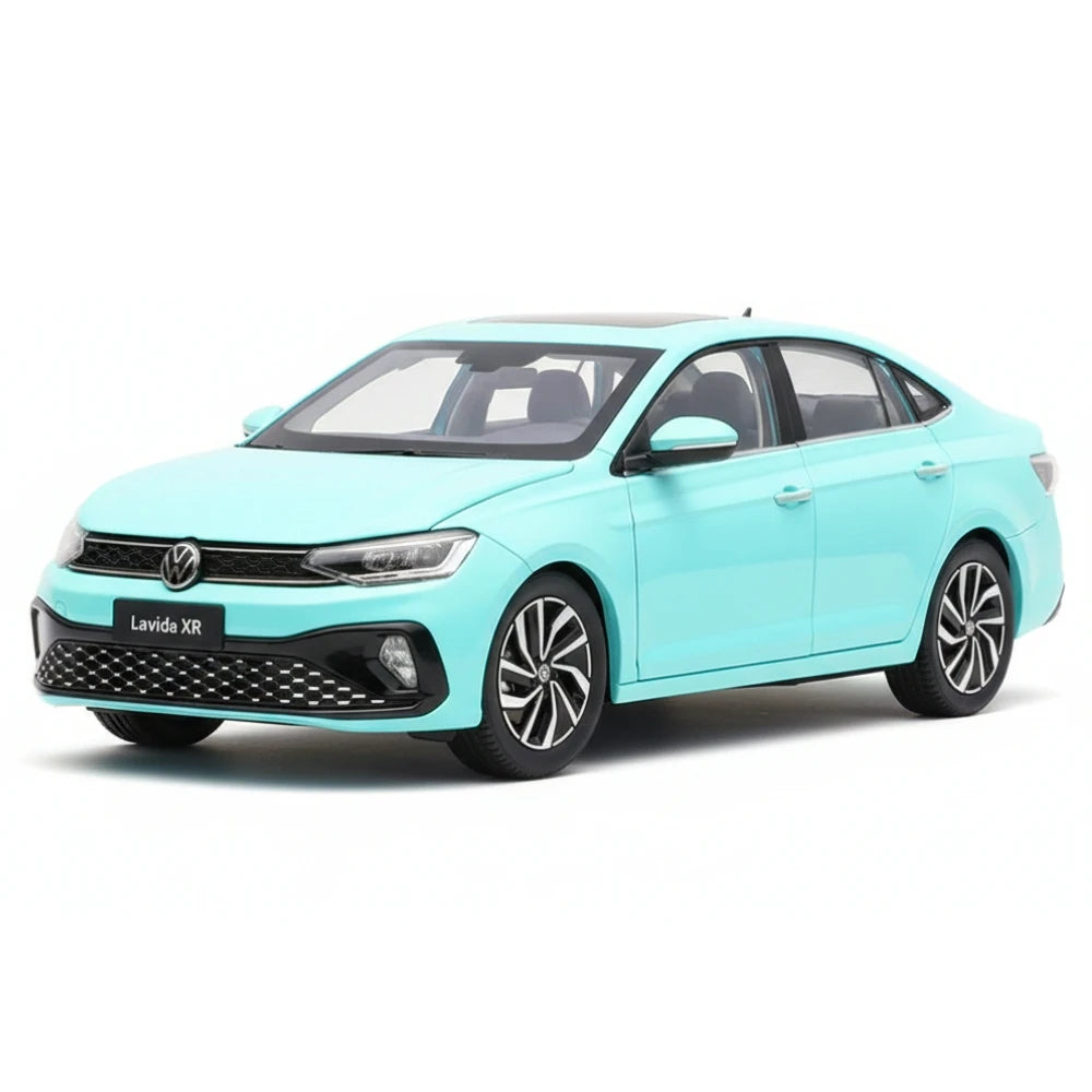 [OEM] 1:18 Volkswagen 2023 Lavida XR Cyan Model Car Die-Cast
