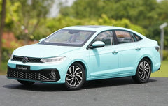 [OEM] 1:18 Volkswagen 2023 Lavida XR Cyan Model Car Die-Cast