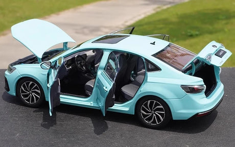 [OEM] 1:18 Volkswagen 2023 Lavida XR Cyan Model Car Die-Cast