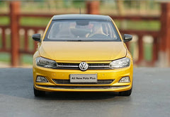 [OEM] 1:18 Volkswagen 2023 Polo Yellow Model Car Die-Cast