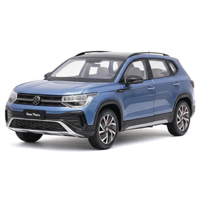 [OEM] 1:18 Volkswagen 2023 Taos Tharu bleu voiture miniature Die-Cast