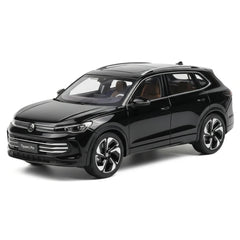 [OEM] 1:18 Volkswagen 2024 Tiguan L Black Model Car Die-Cast