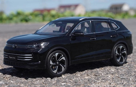 [OEM] 1:18 Volkswagen 2024 Tiguan L Black Model Car Die-Cast