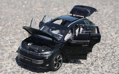 [OEM] 1:18 Volkswagen 2024 Tiguan L Black Model Car Die-Cast