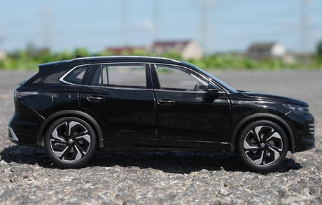 [OEM] 1:18 Volkswagen 2024 Tiguan L Black Model Car Die-Cast