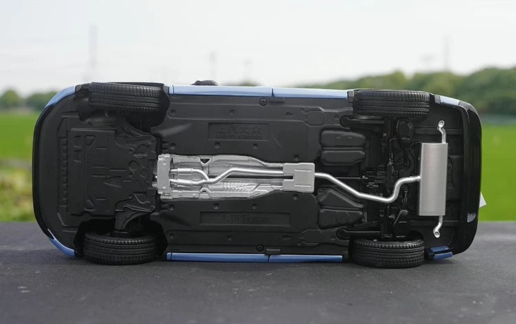 [OEM] 1:18 Volkswagen 2024 Tiguan L Blue Model Car Die-Cast