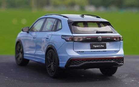 [OEM] 1:18 Volkswagen 2024 Tiguan L Blue Model Car Die-Cast