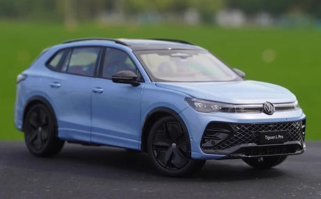 [OEM] 1:18 Volkswagen 2024 Tiguan L Blue Model Car Die-Cast