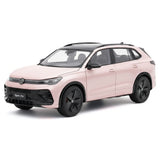 [OEM] 1:18 Volkswagen 2024 Tiguan L ピンク モデルカー Die-Cast