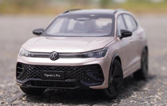 [OEM] 1:18 Volkswagen 2024 Tiguan L Pink Model Car Die-Cast