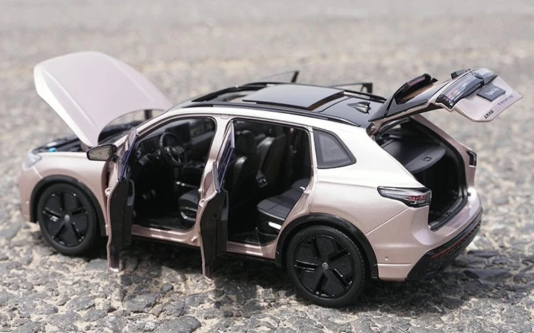 [OEM] 1:18 Volkswagen 2024 Tiguan L ピンク モデルカー Die-Cast