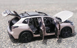 [OEM] 1:18 Volkswagen 2024 Tiguan L ピンク モデルカー Die-Cast