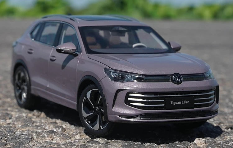 [OEM] 1:18 Volkswagen 2024 Tiguan L Purple Model Car Die-Cast