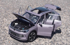[OEM] 1:18 Volkswagen 2024 Tiguan L Purple Model Car Die-Cast