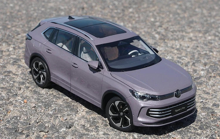 [OEM] 1:18 Volkswagen 2024 Tiguan L Purple Model Car Die-Cast