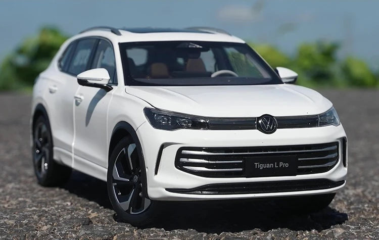 [OEM] 1:18 Volkswagen 2024 Tiguan L blanc voiture miniature Die-Cast