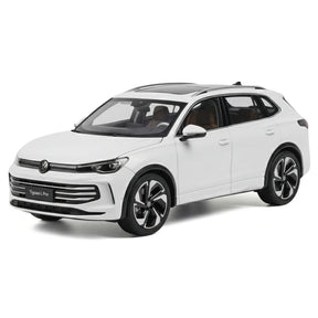 [OEM] 1:18 Volkswagen 2024 Tiguan L White Model Car Die-Cast
