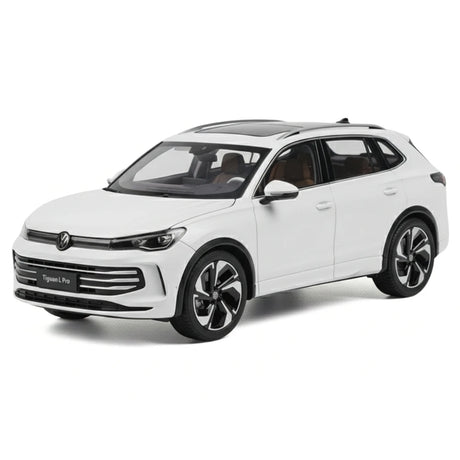 [OEM] 1:18 Volkswagen 2024 Tiguan L White Model Car Die-Cast