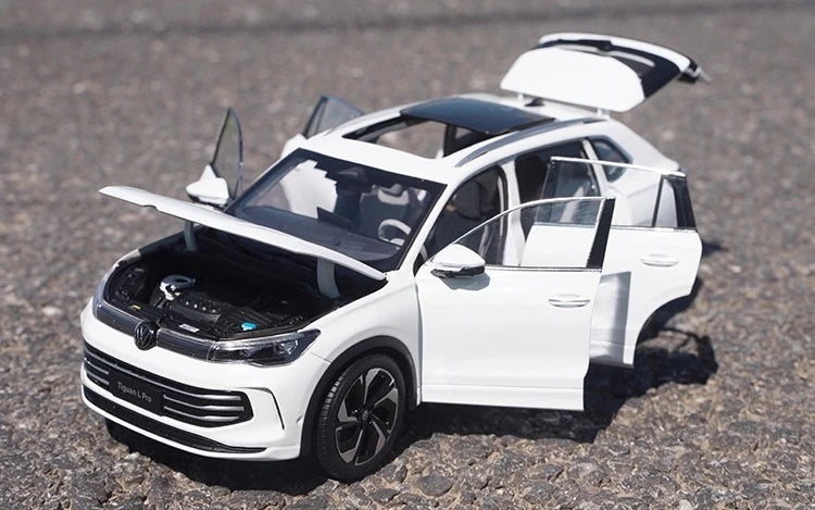 [OEM] 1:18 Volkswagen 2024 Tiguan L blanc voiture miniature Die-Cast