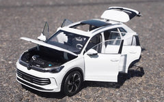 [OEM] 1:18 Volkswagen 2024 Tiguan L blanc voiture miniature Die-Cast