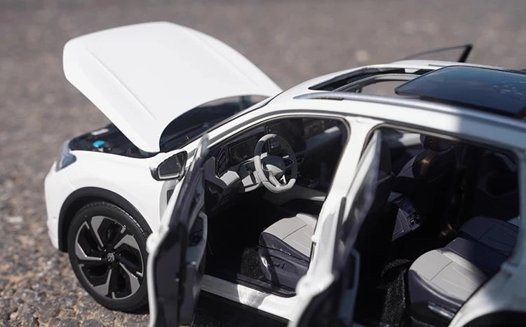 [OEM] 1:18 Volkswagen 2024 Tiguan L blanc voiture miniature Die-Cast