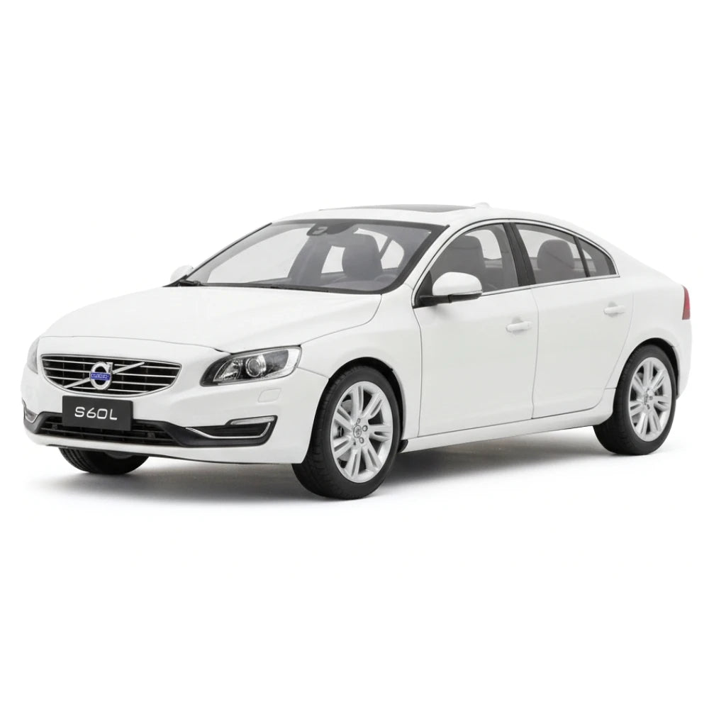 [OEM] 1:18 Volvo 2014 S60L bianco modellino di auto Die-Cast