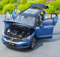 [OEM] 1:18 Volvo 2018 XC40 ブルー モデルカー Die-Cast
