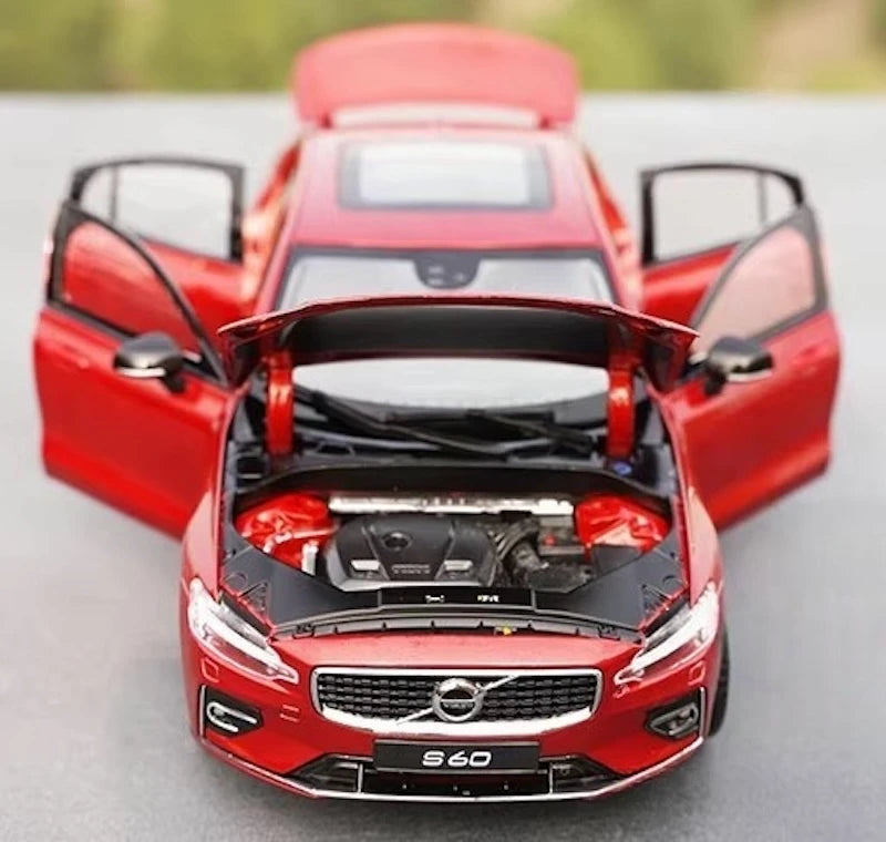 [OEM] 1:18 Volvo 2022 S60 Red Model Car Die-Cast