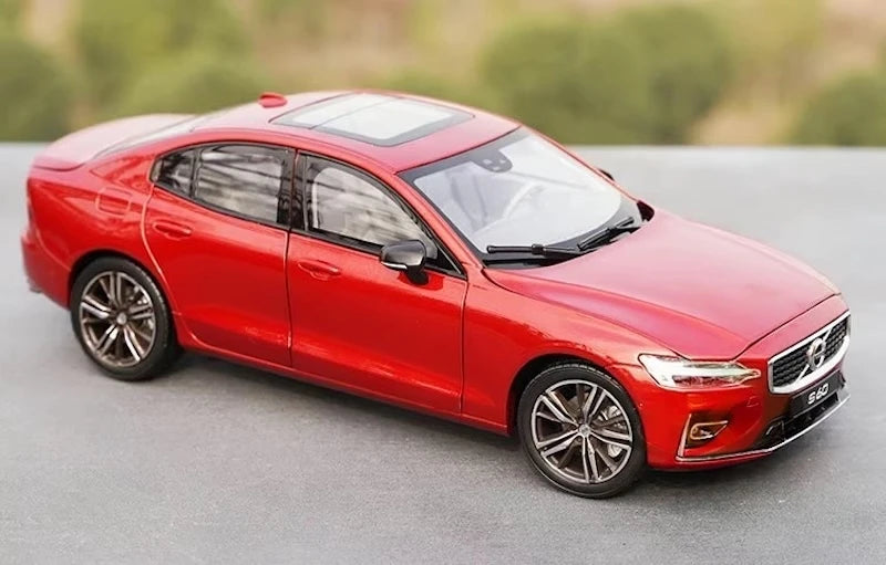 [OEM] 1:18 Volvo 2022 S60 Red Model Car Die-Cast