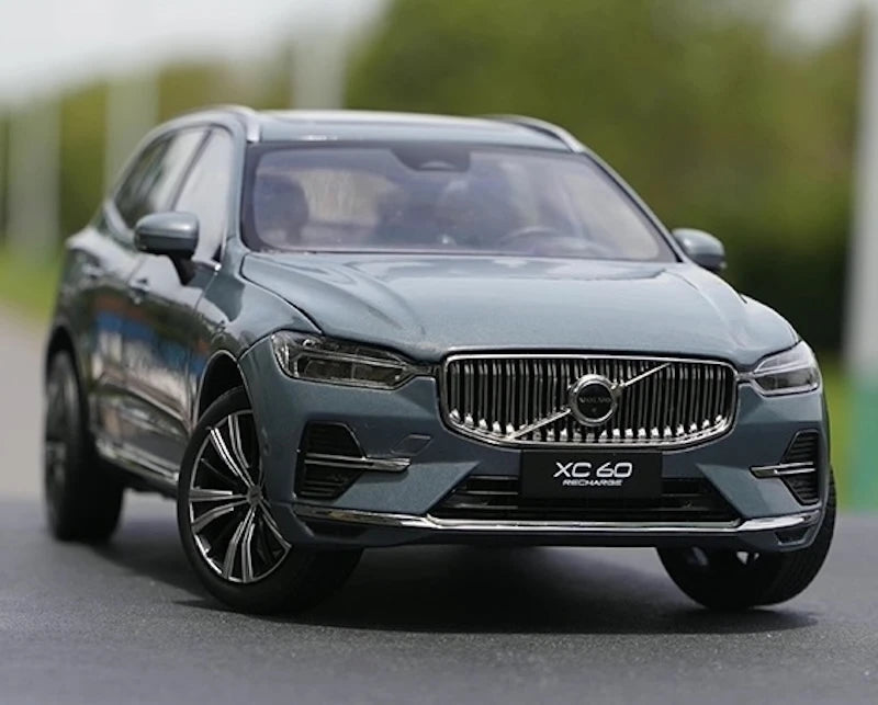 [OEM] 1:18 Volvo 2022 XC60 blu modellino di auto Die-Cast