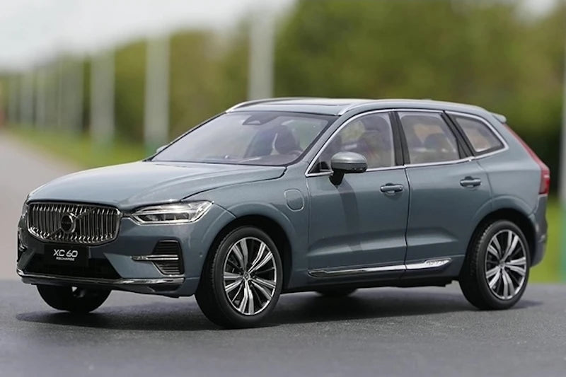 [OEM] 1:18 Volvo 2022 XC60 blu modellino di auto Die-Cast