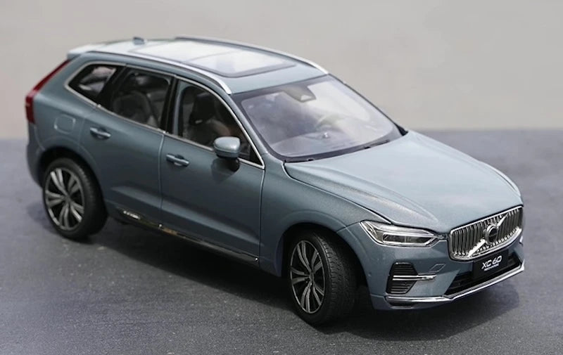 [OEM] 1:18 Volvo 2022 XC60 blu modellino di auto Die-Cast