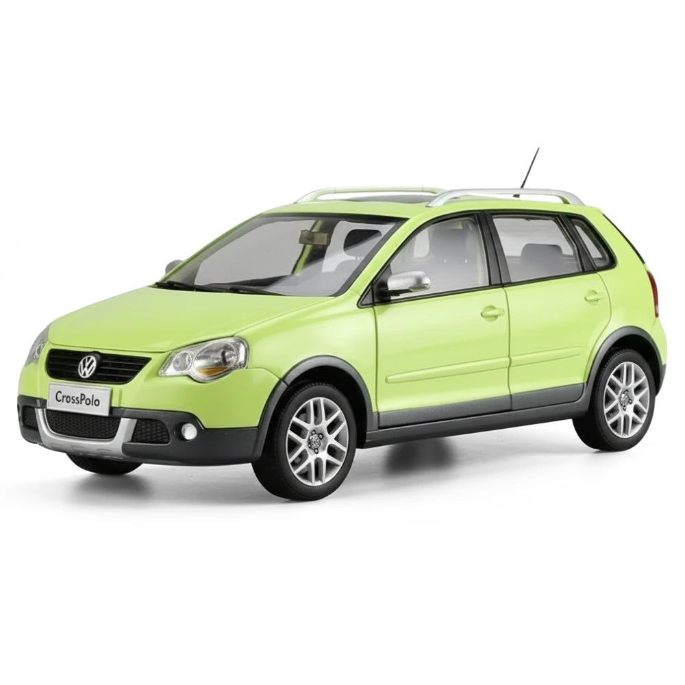 [OEM] 1:18 Volkswagen 2007 Crosspolo Green Model Car Die-Cast
