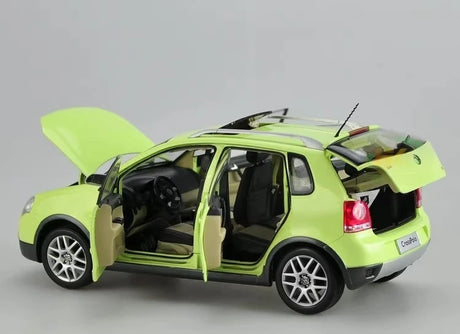 [OEM] 1:18 Volkswagen 2007 Crosspolo Green Model Car Die-Cast
