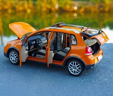 [OEM] 1:18 Volkswagen 2007 Crosspolo oranje modelauto Die-Cast