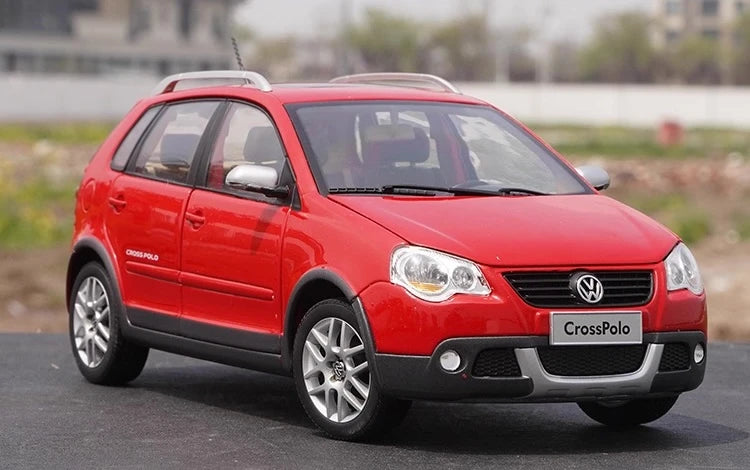 [OEM] 1:18 Volkswagen 2007 Crosspolo Red Model Car Die-Cast