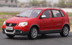 [OEM] 1:18 Volkswagen 2007 Crosspolo Red Model Car Die-Cast