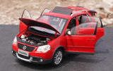 [OEM] 1:18 Volkswagen 2007 Crosspolo Red Model Car Die-Cast