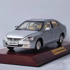 [OEM] 1:24 Honda 2003 Accord argento modellino di auto Die-Cast