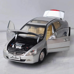 [OEM] 1:24 Honda 2003 Accord argento modellino di auto Die-Cast